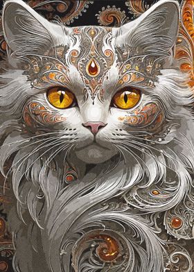 Cat White Fantasy