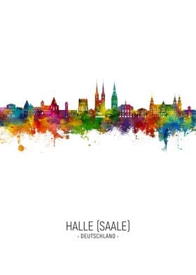 Halle Saale Skyline