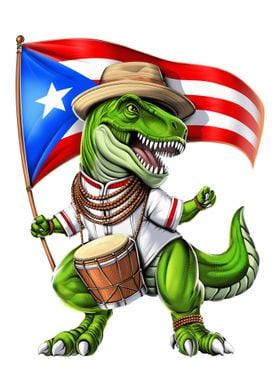 Puerto Rico TRex Dinosaur