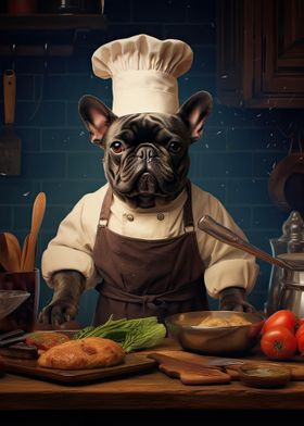 French Bulldog Chef