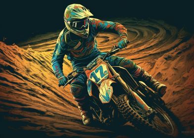 Man motocross