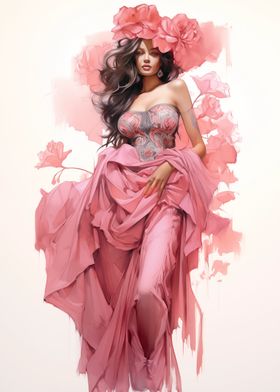 Gypsy Girl in Pink