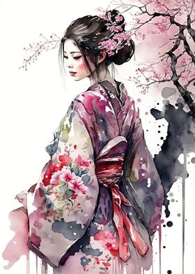 Geisha Cherry Blossom 