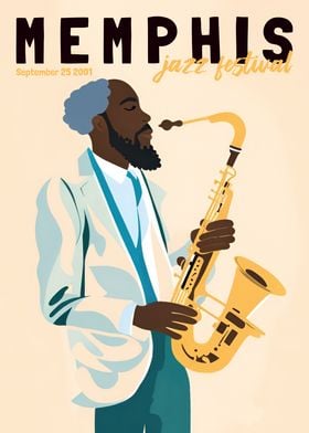 Memphis Jazz Festival Art