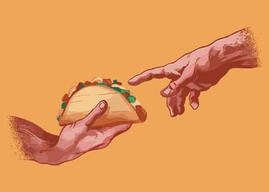 Hand Tacos Humor Food