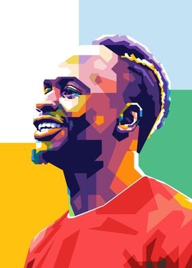 Sadio Mane WPAP style