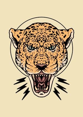 anger of leopard