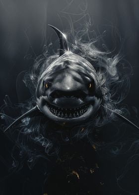Shark in Black Smoke 