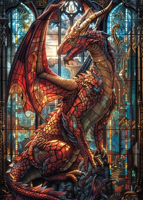 Stained Treasure Dragon