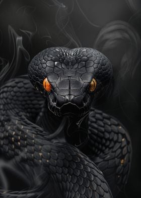 King Cobra in Black Smoke 