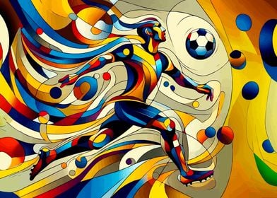 ABSTRACT EPIC FOOTBALL