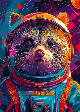 Hedgehog Astronaut Space