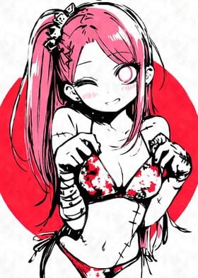 Sexy Anime Zombie Girl