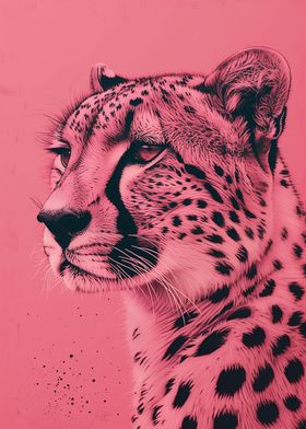 Aesthetic Pink Cheetah