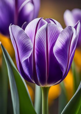 purple tulips 