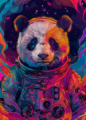 Astronaut Space Panda