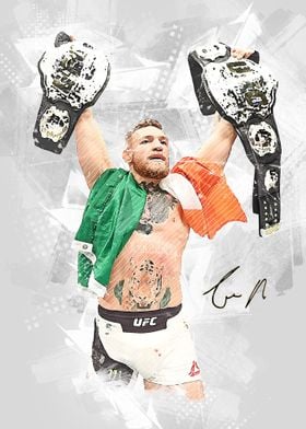 Conor McGregor Painting