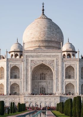 Taj Mahal Facade India