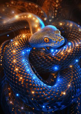 Cosmic Celestial Snake