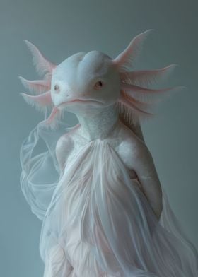 Axolotl in Silk