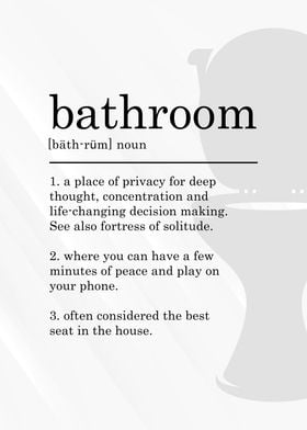 Funny Bathroom Definition