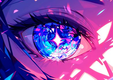 Anime girl eye