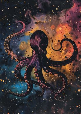 Octopus Silhouette Galaxy