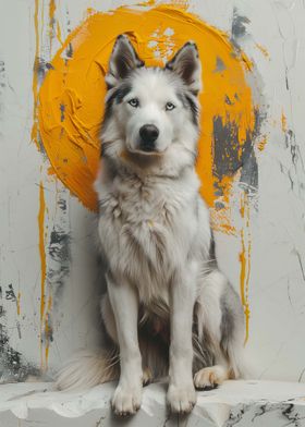 Regal Husky Portrait