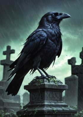 Crow Eerie Messenger