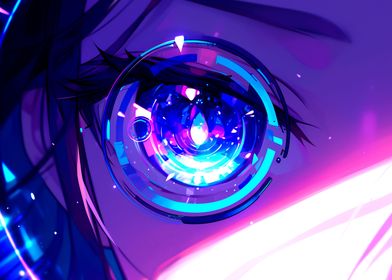 Anime girl eye