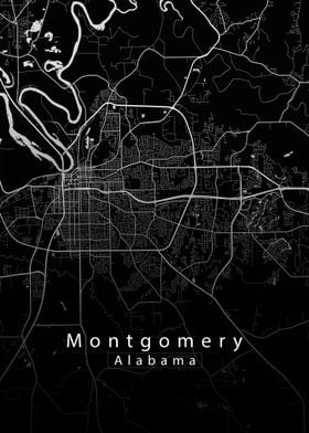 Montgomery Alabama Map