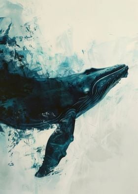 Whale Painting Art