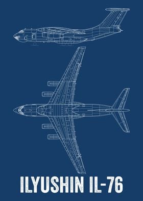 ILYUSHIN IL76 STENCIL