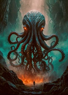 Octopus Monster Fantasy