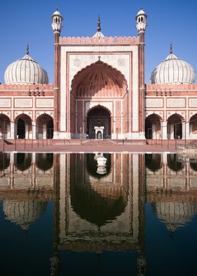 Mosque facade Delhi India