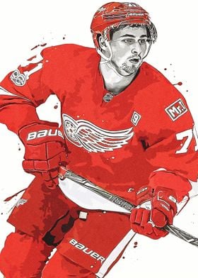 Hockey Player Painting