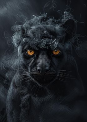 Puma in Black Smoke 