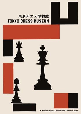 Tokyo Chess Museum Poster