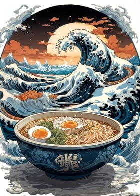 Grate Ramen Wave Tsunami