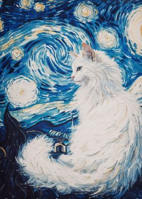 cat vangogh