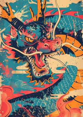 Colorful Chinese Dragon