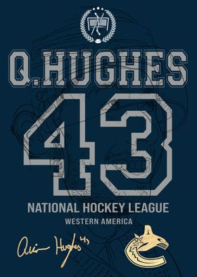 Quinn Hughes 43 Vancouver 