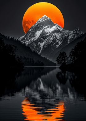 Mountain moon