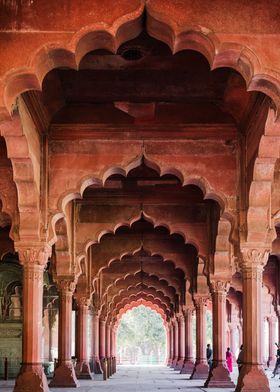 Red Fort archway Delhi