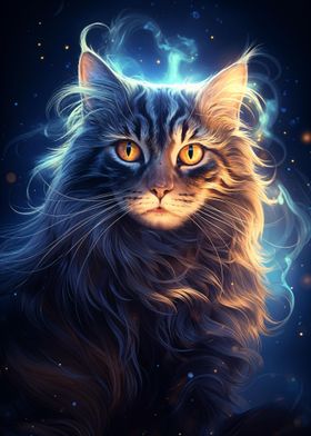 Cosmic Celestial Cat