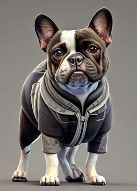 A French bulldog