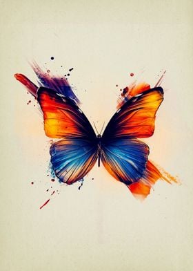 watercolor butterfly 