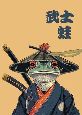 samurai frog
