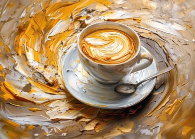 The Art of Coffee in Gold