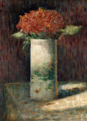 Colorful Floral Vase